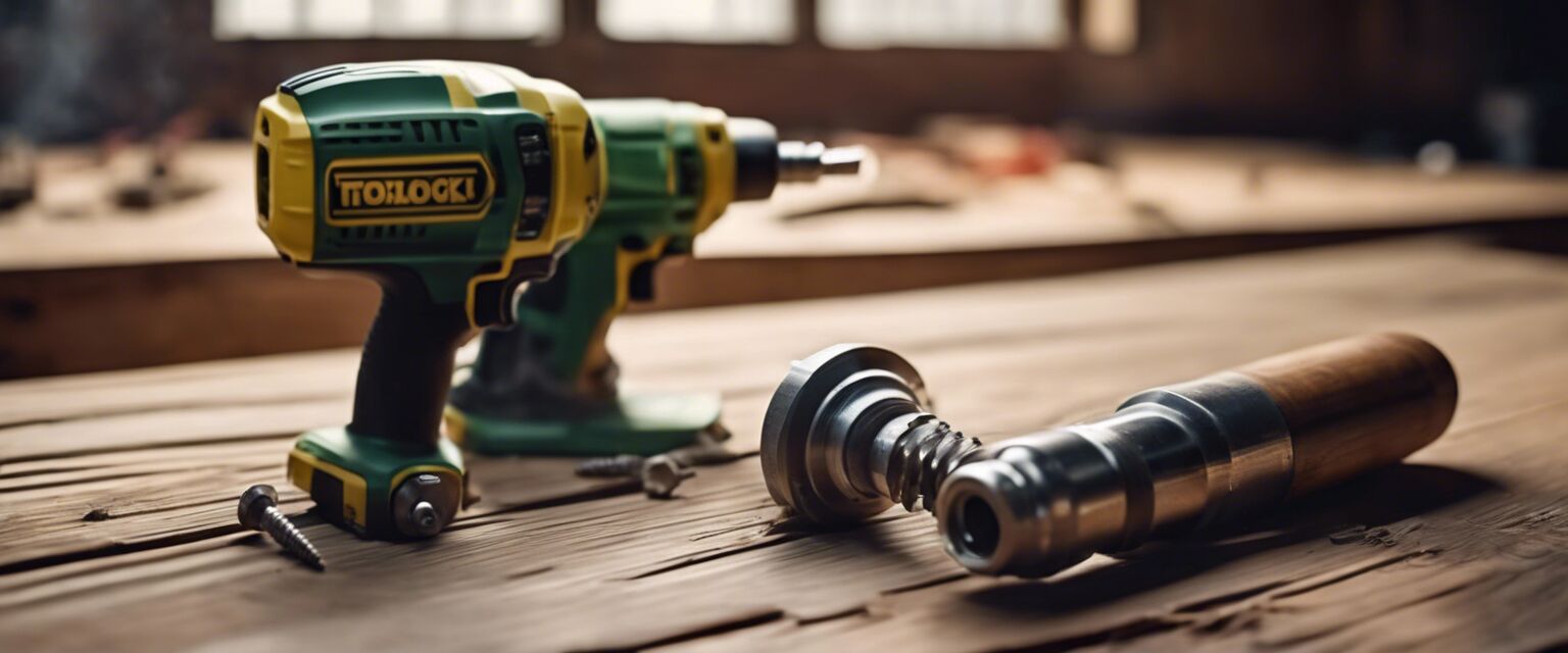 Impact driver in action